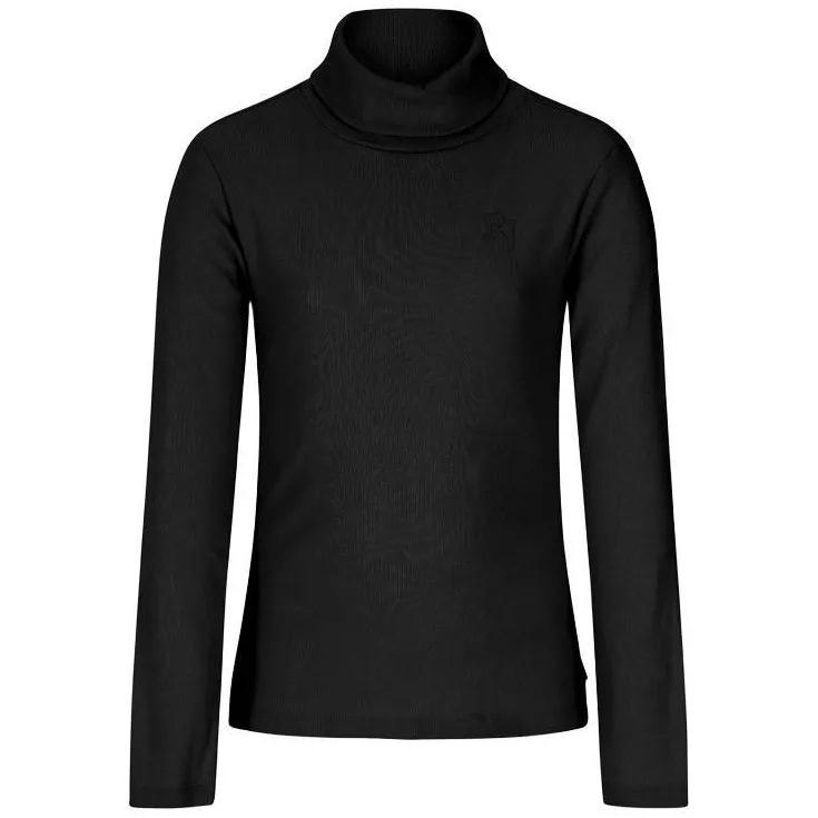 Retour Jeans rechtvallende top met col zwart
