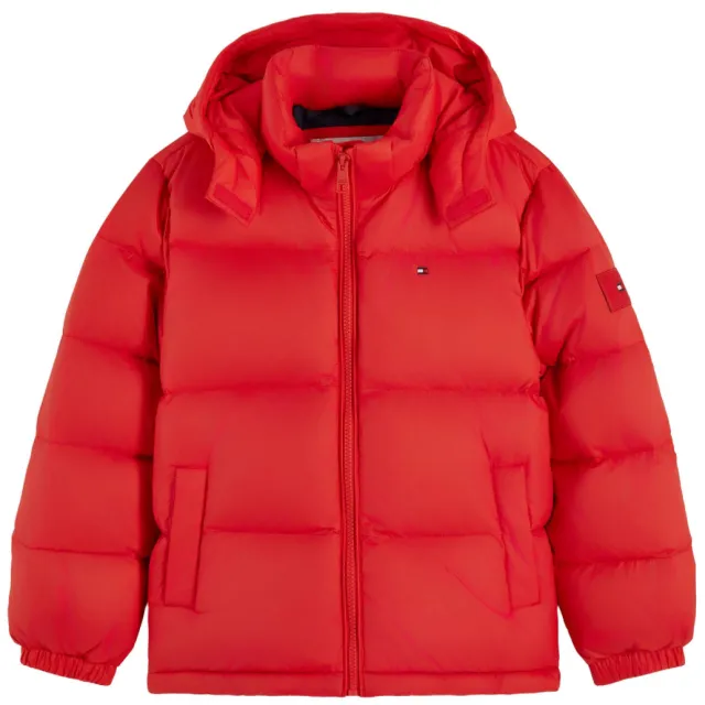 Tommy Hilfiger winterjas rood, foto 2