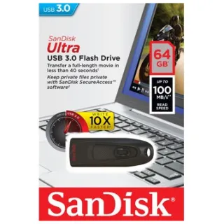 SanDisk Ultra 64GB usb-stick zwart, foto 3