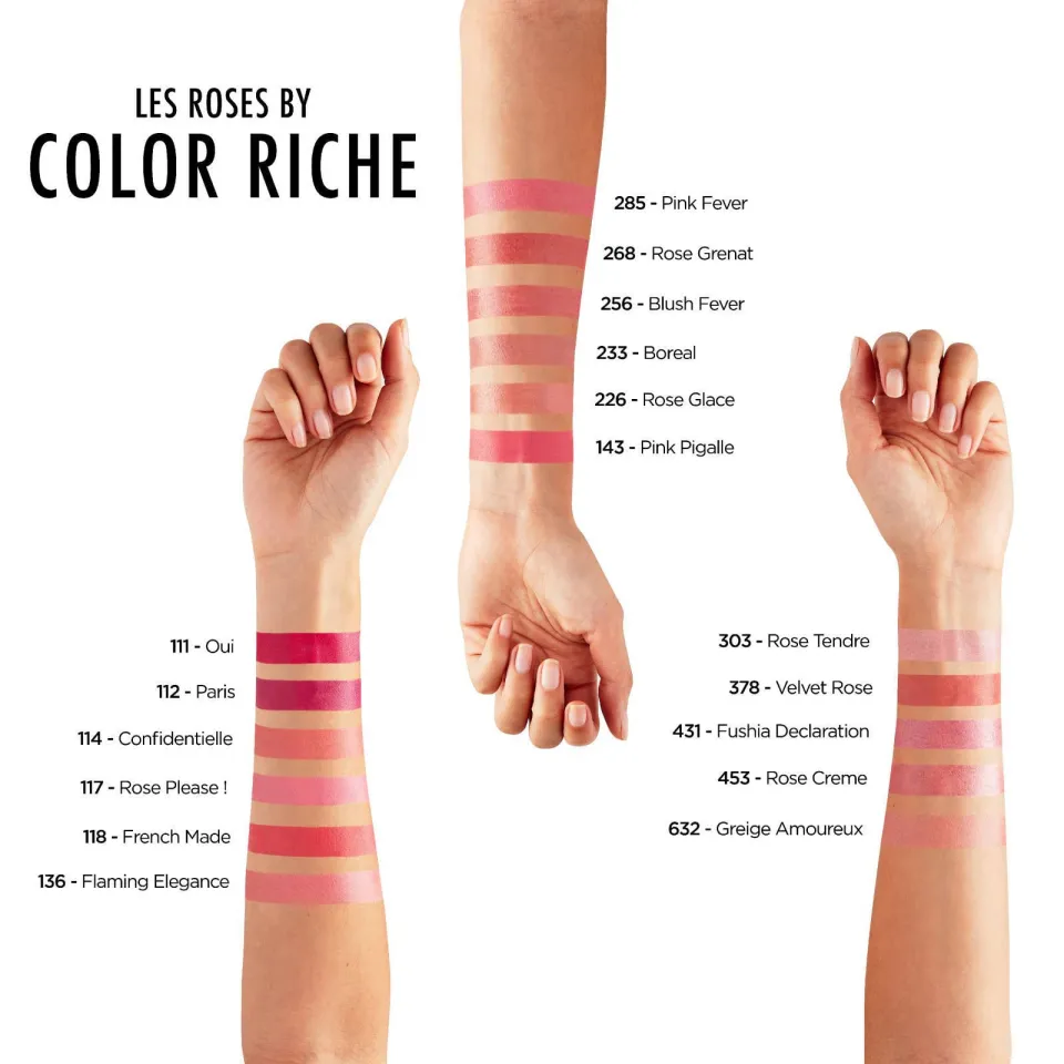 L'oréal Color Riche Satin lippenstift 111 Oui roze, foto 6