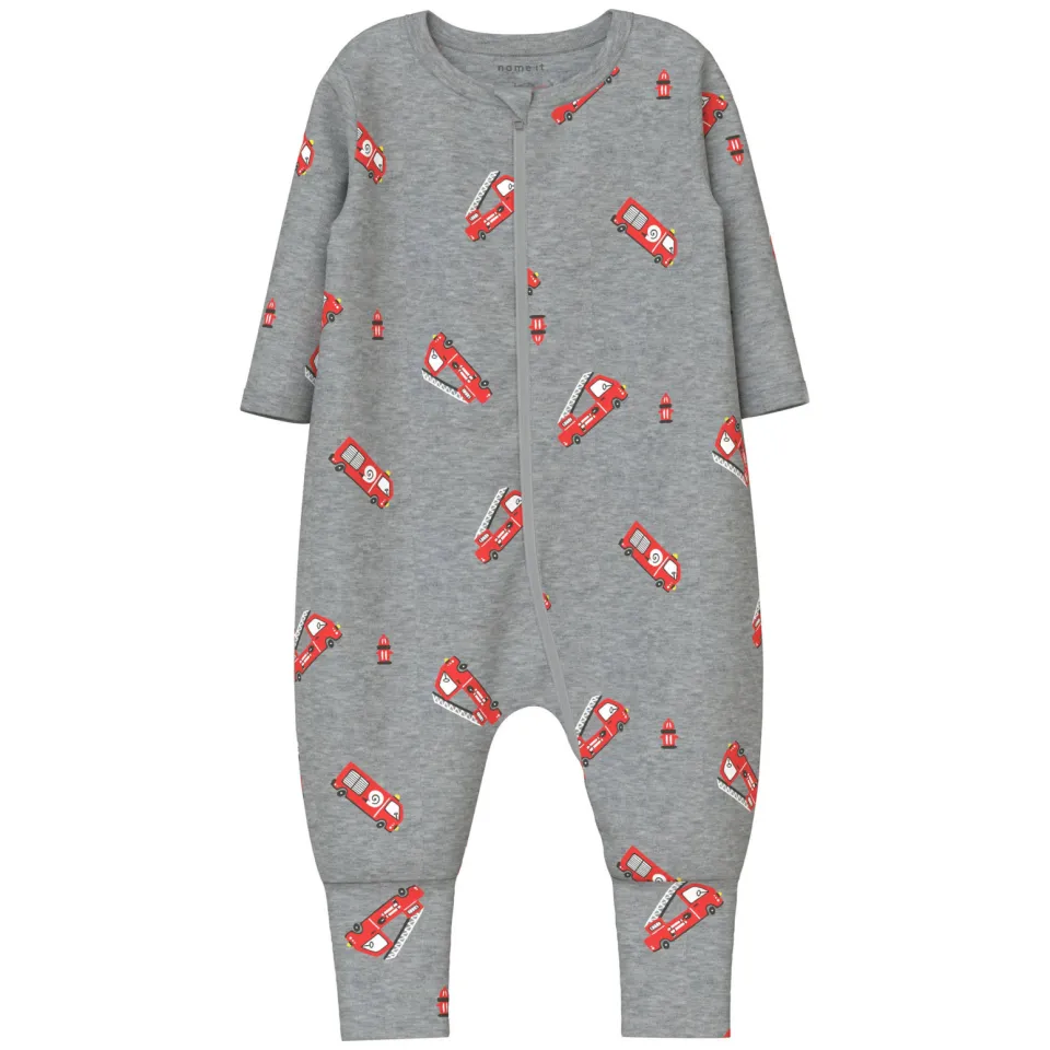 NAME IT BABY pyjama donkerblauw/grijs, foto 3