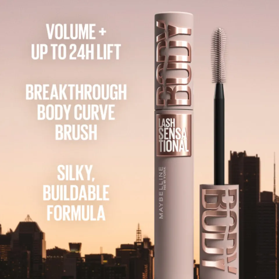 Maybelline New York Lash Sensational Body mascara waterproof zwart, foto 2