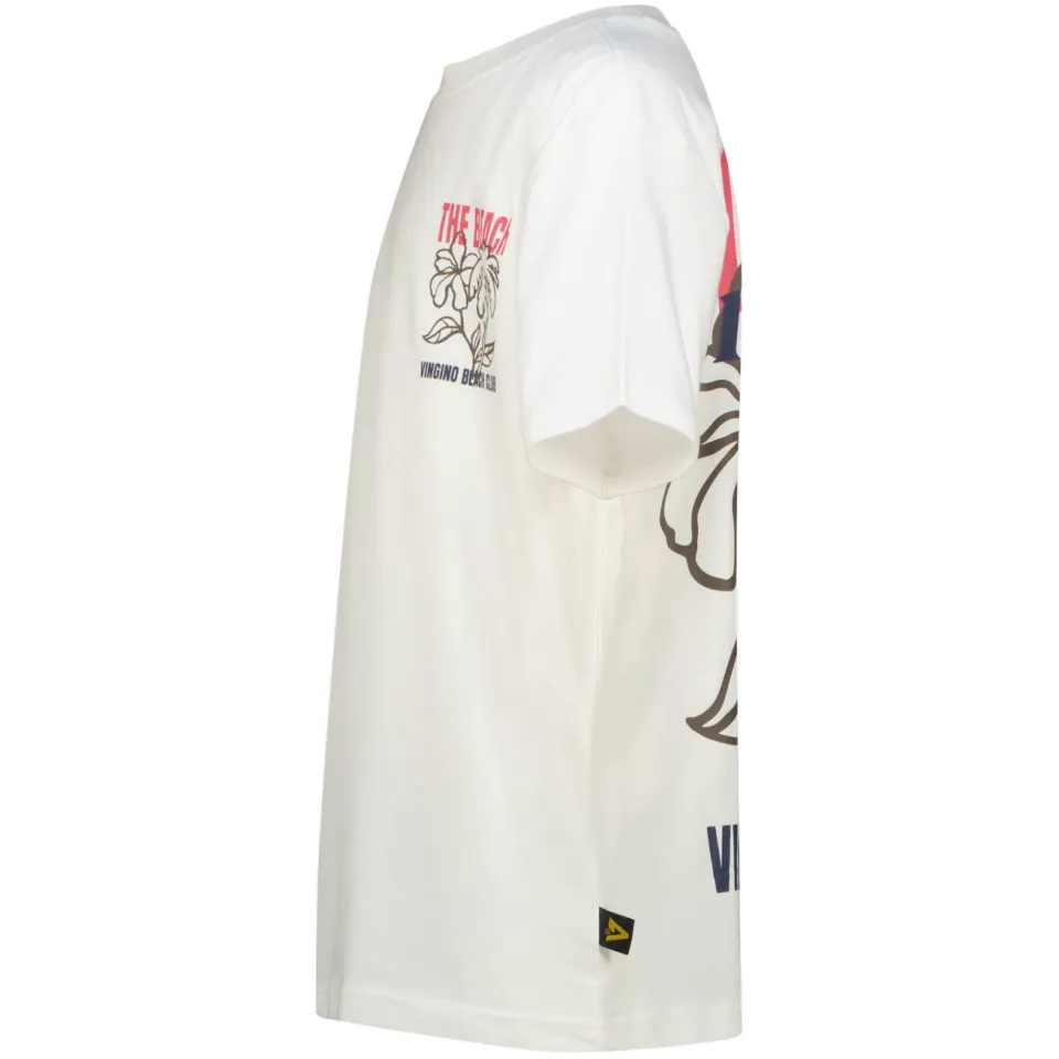 Vingino t-shirt met backprint wit, foto 4