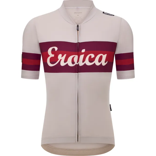 Santini Fietsshirt met korte mouwen Eroica Timo Grijs