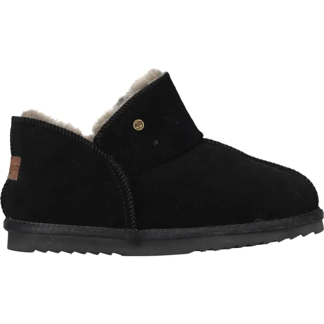 Warmbat Willow pantoffel zwart