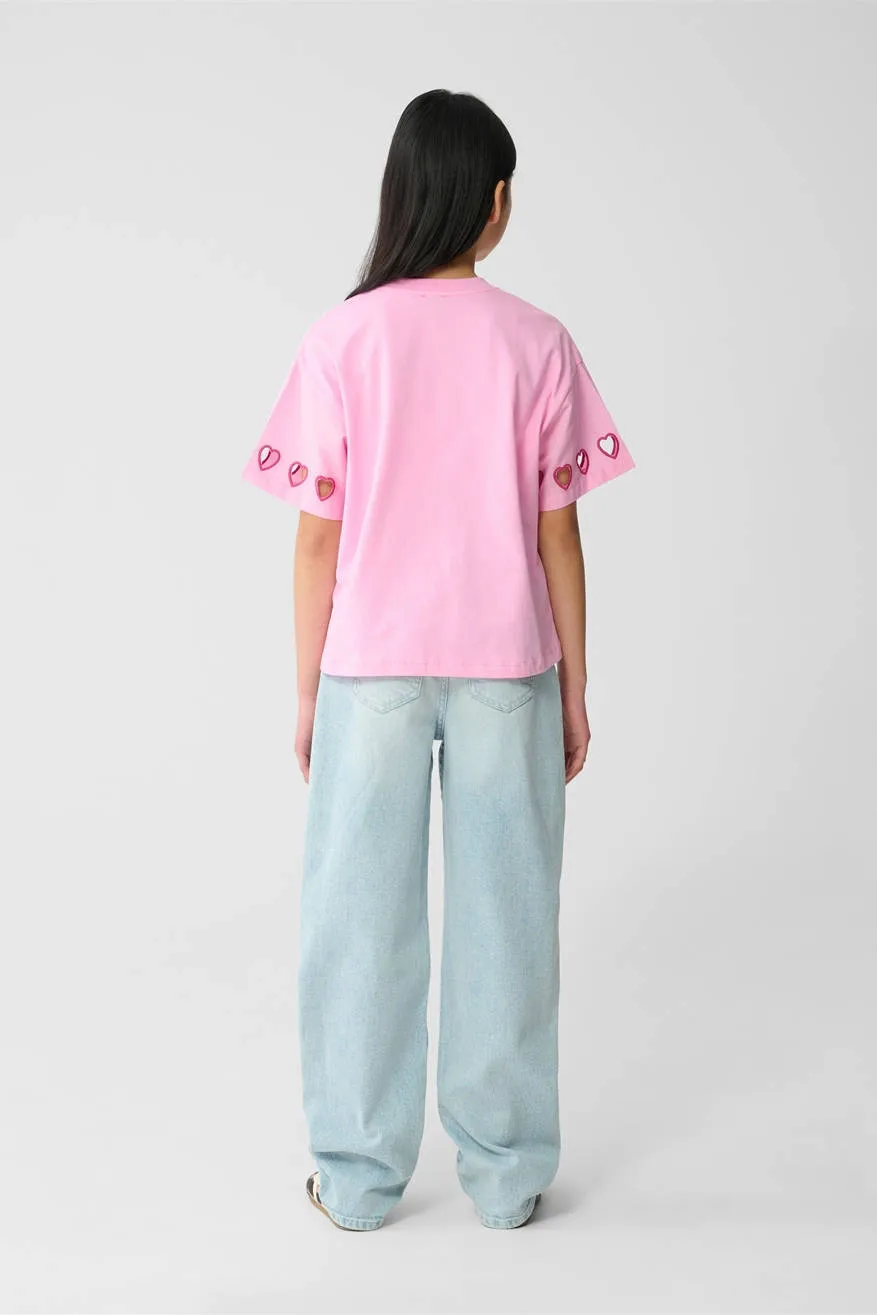 Shoeby high waist barrel jeans light blue denim, foto 3