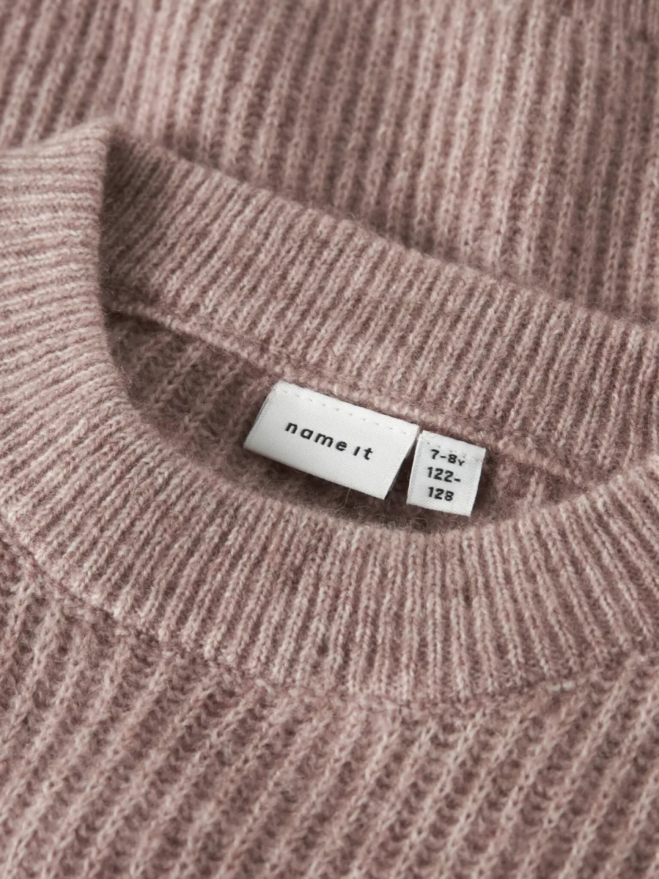 NAME IT KIDS trui lila grof gebreid, foto 3
