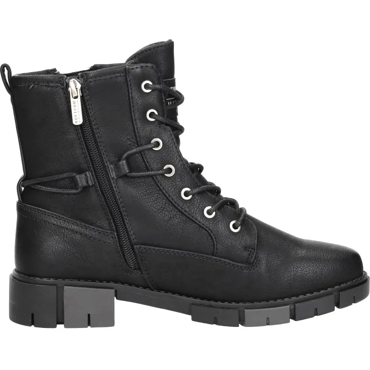 Mustang hoge veterschoenen zwart