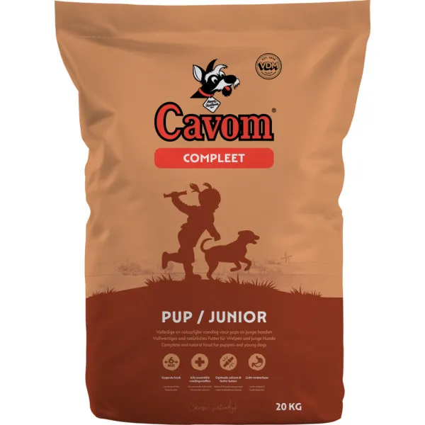 Cavom Compleet Pup/Junior droog hondenvoer