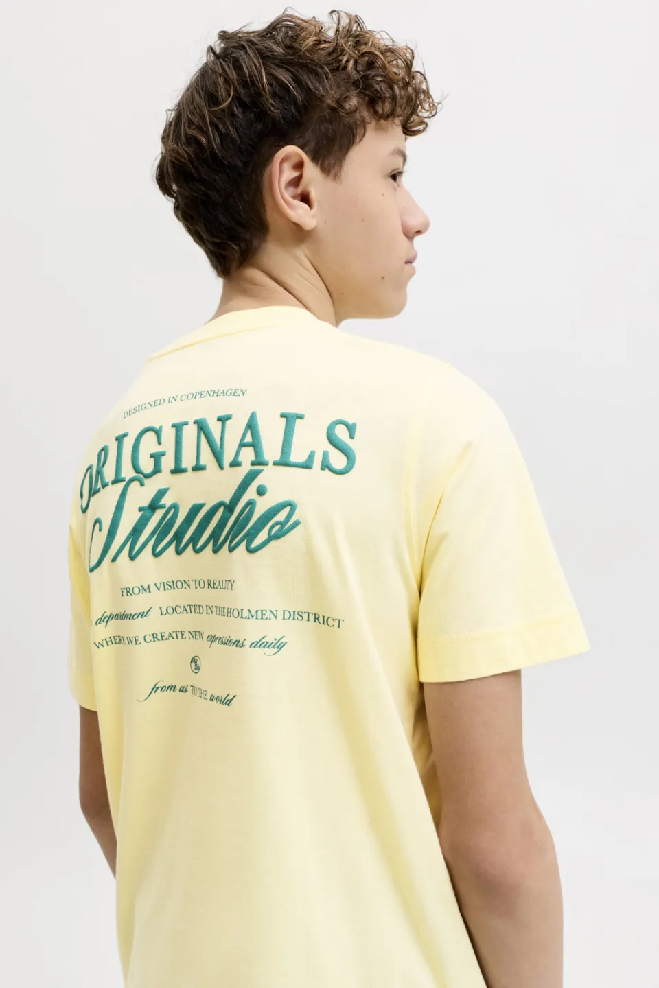 Jack & Jones JORNORREBRO T-shirt lichtgeel, foto 4