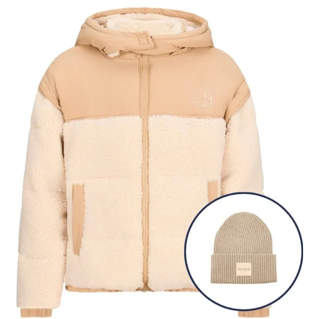 Retour Jeans 2-in-1 teddy jas beige, foto 2