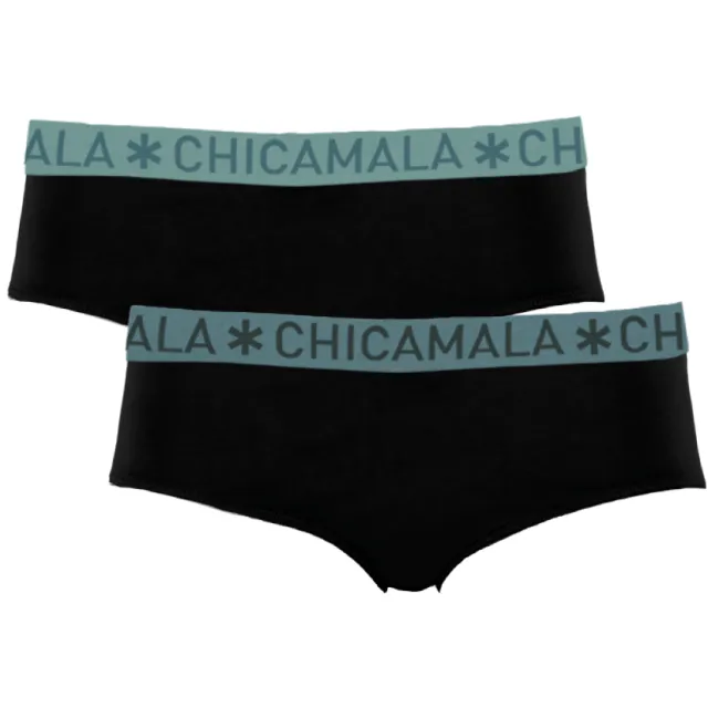 Muchachomalo Meisjes 2-pack Briefs Zwart