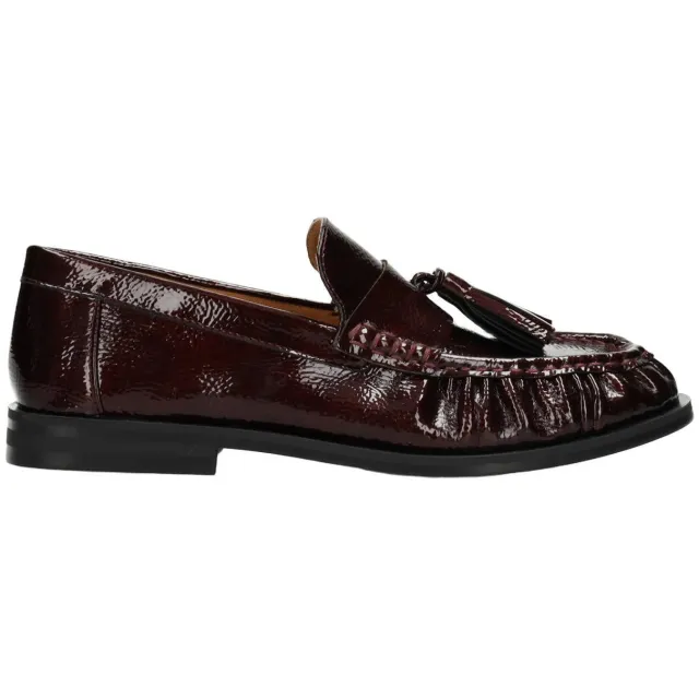 POSH by Poelman lak loafers donkerrood
