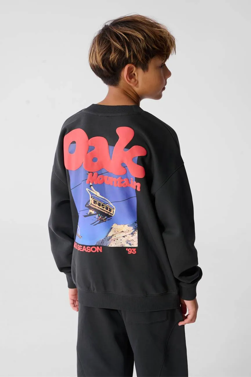 Shoeby sweater met backprint - donkergrijs, foto 8