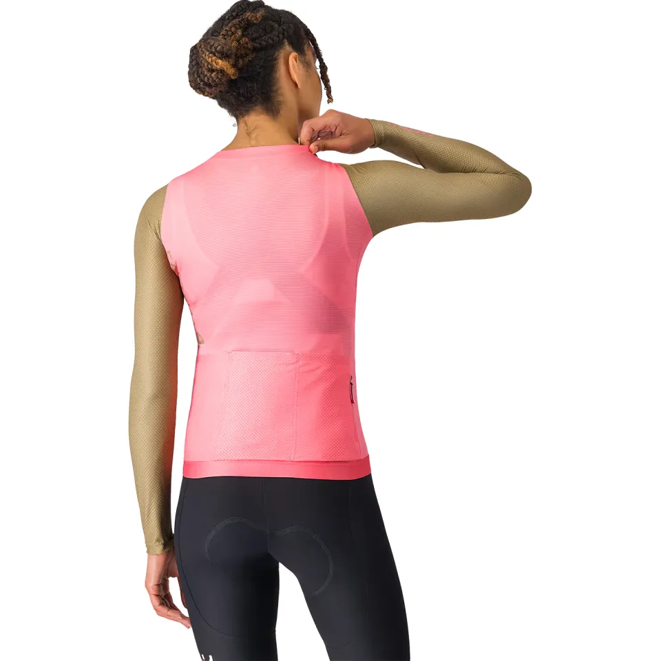 Castelli Corretto fietsshirt lange mouw roze, foto 3