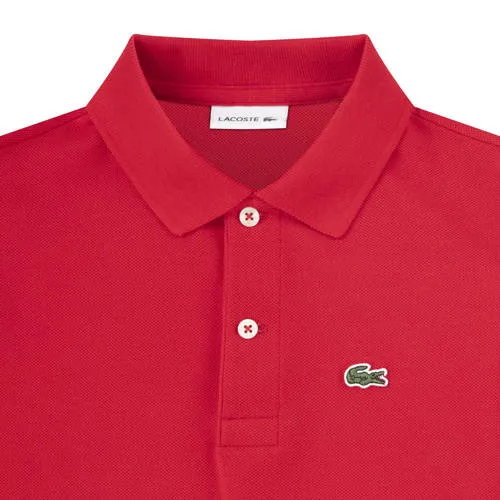 Lacoste pique polo rood, foto 2
