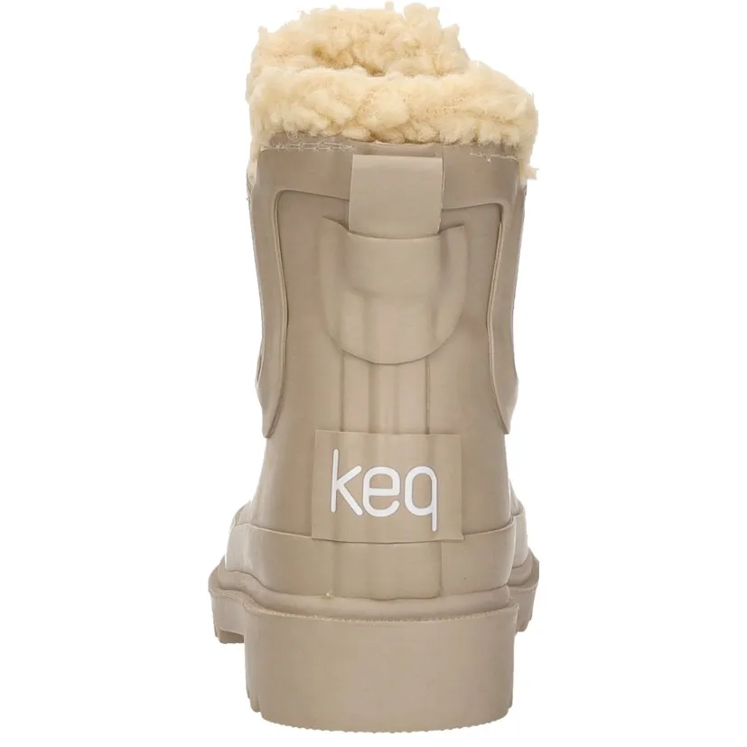 Keq Chelsea Rainboots Fur regenlaarzen beige, foto 5