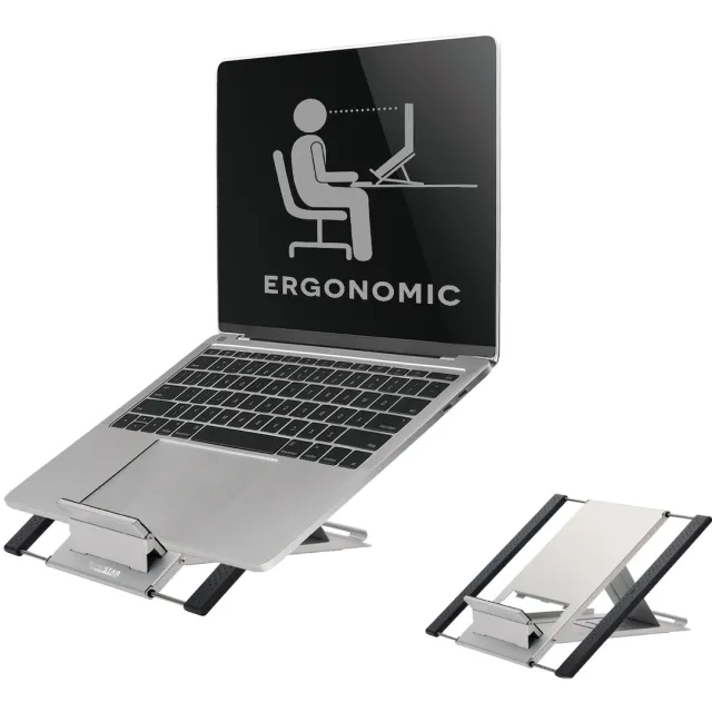 Neomounts NSLS100 laptopstandaard zilver Zwart