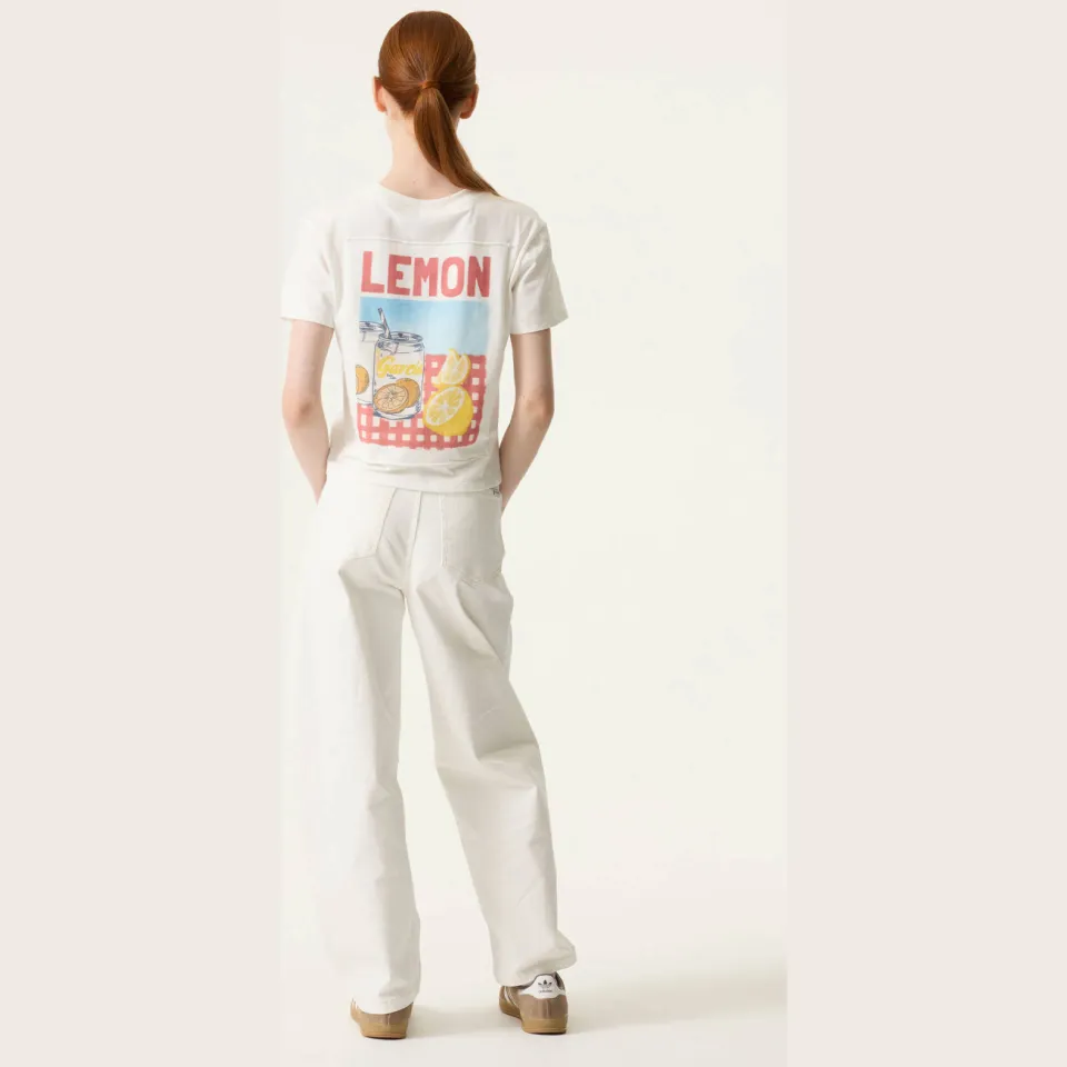 Garcia T-shirt met backprint wit, foto 4
