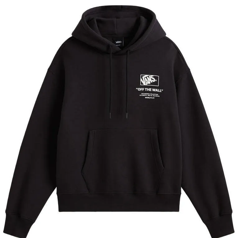 Vans relaxed fit hoodie met backprint - zwart