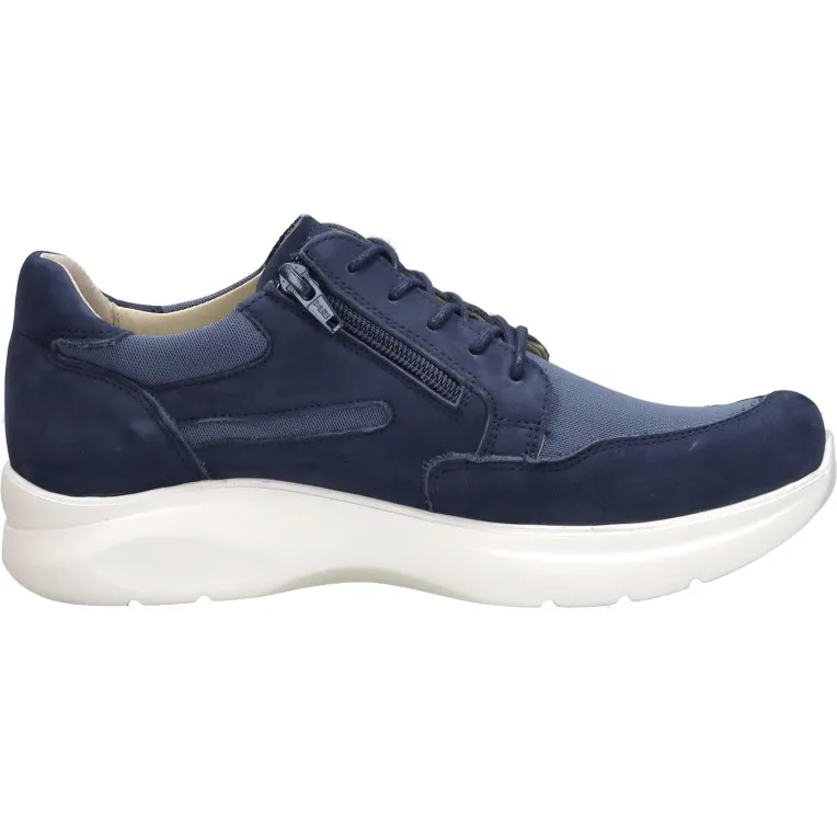 Wolky Impact lage sneakers blauw