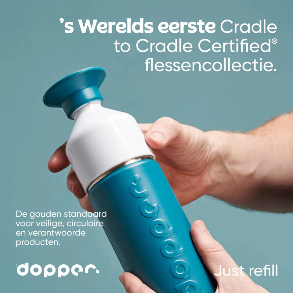 Dopper Insulated thermosfles Gentle Grey, foto 8