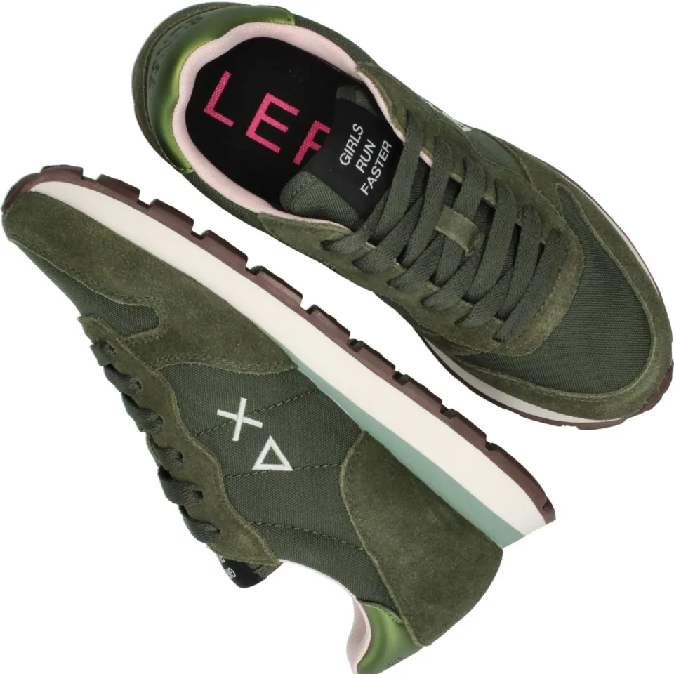 Sun68 Ally Solid lage sneakers groen, foto 7
