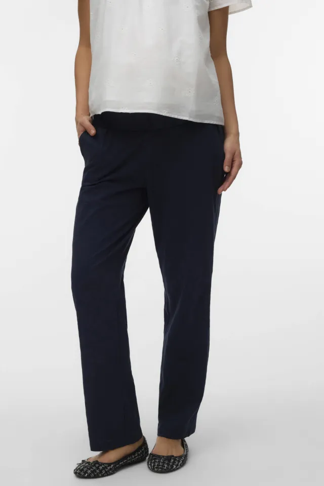 Mamalicious MLIVY zwangerschapsbroek donkerblauw, foto 3