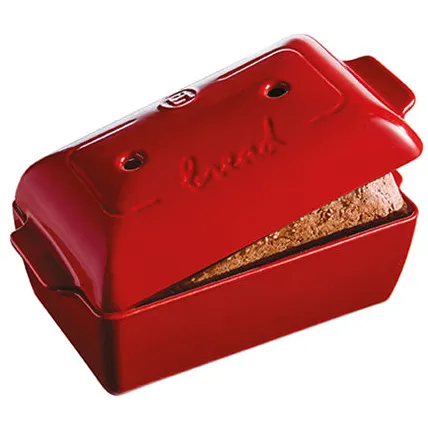 Emile Henry Broodbakvorm E-box - 240x150mm - Grand Cru rood