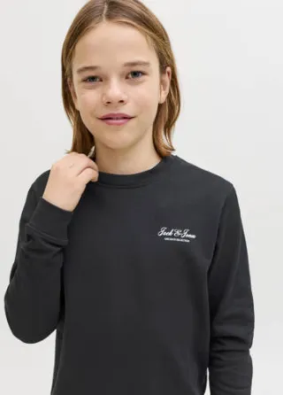 Jack & Jones JUNIOR sweater zwart, foto 3