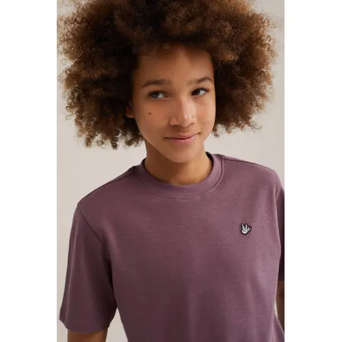 WE Fashion t-shirt paars, foto 4