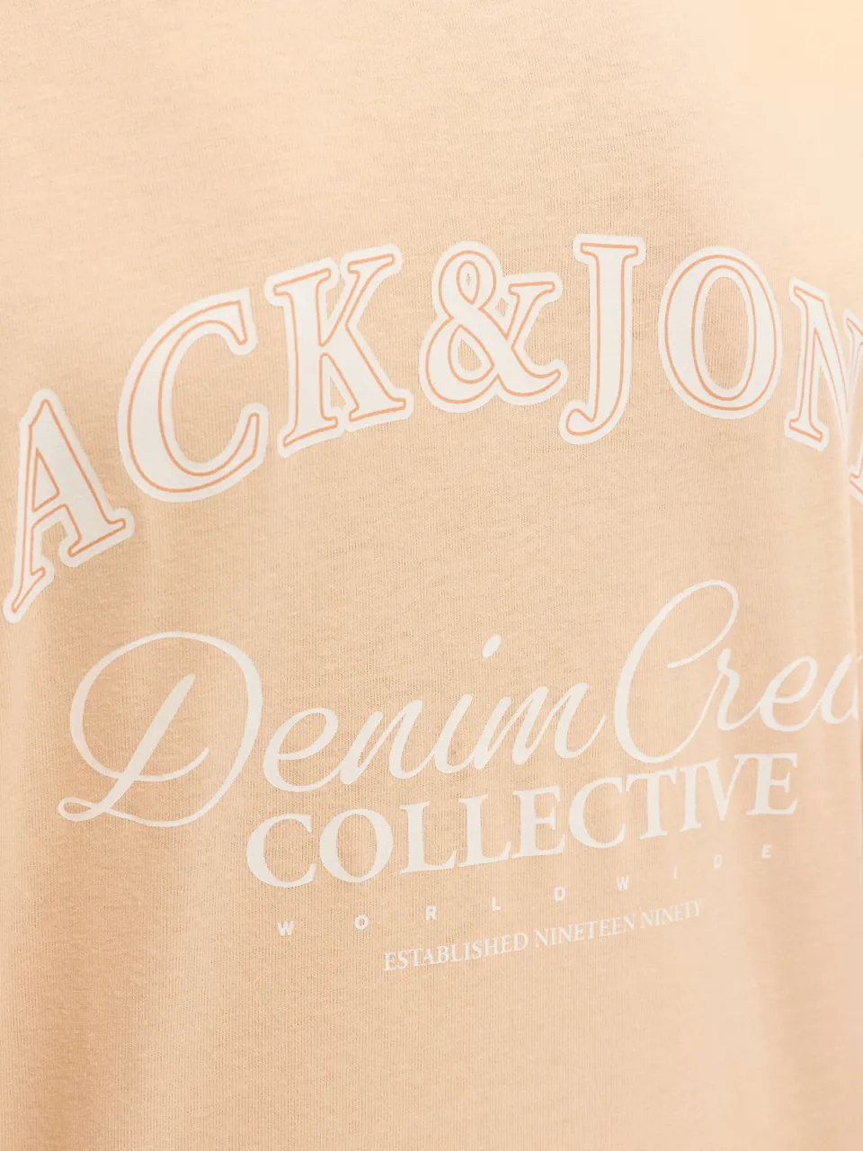 Jack & Jones Junior T-shirt met backprint rozezand, foto 6