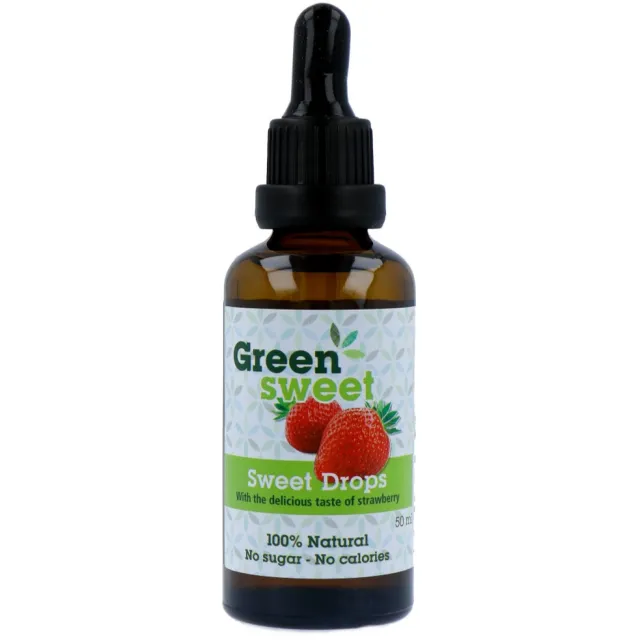 Greensweet Sweet Drops vloeibare stevia aardbei