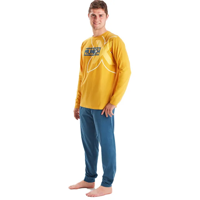 Munich MU1 pyjamaset geel