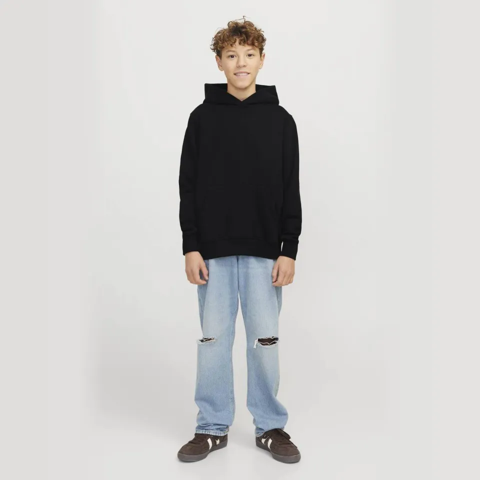 Jack & Jones JUNIOR hoodie zwart, foto 3