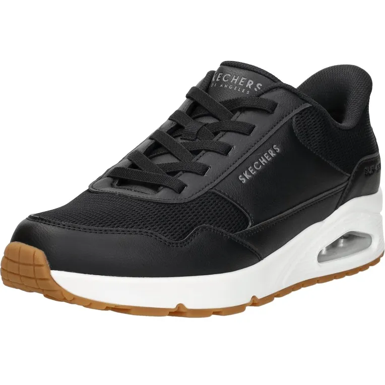 Skechers Slip-ins Uno Simplified lage sneakers zwart, foto 4