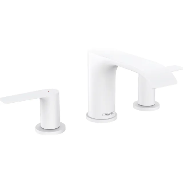Hansgrohe Vivenis 3-gats 90 wastafelmengkraan mat wit