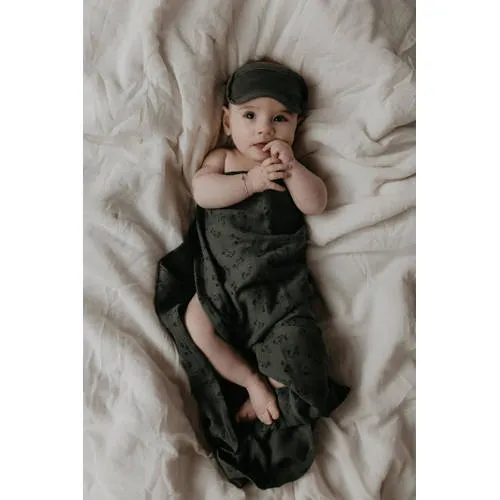 Snoozebaby hydrofiele swaddle donkergroen, foto 4