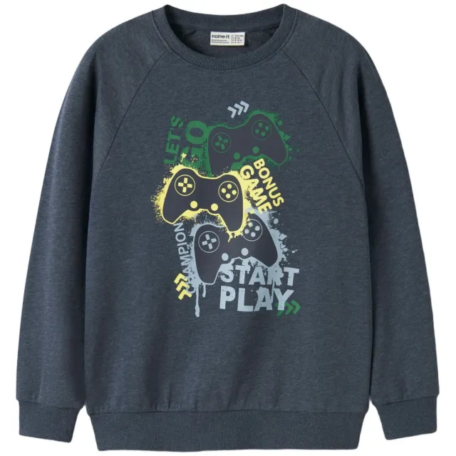 NAME IT KIDS sweater marineblauw