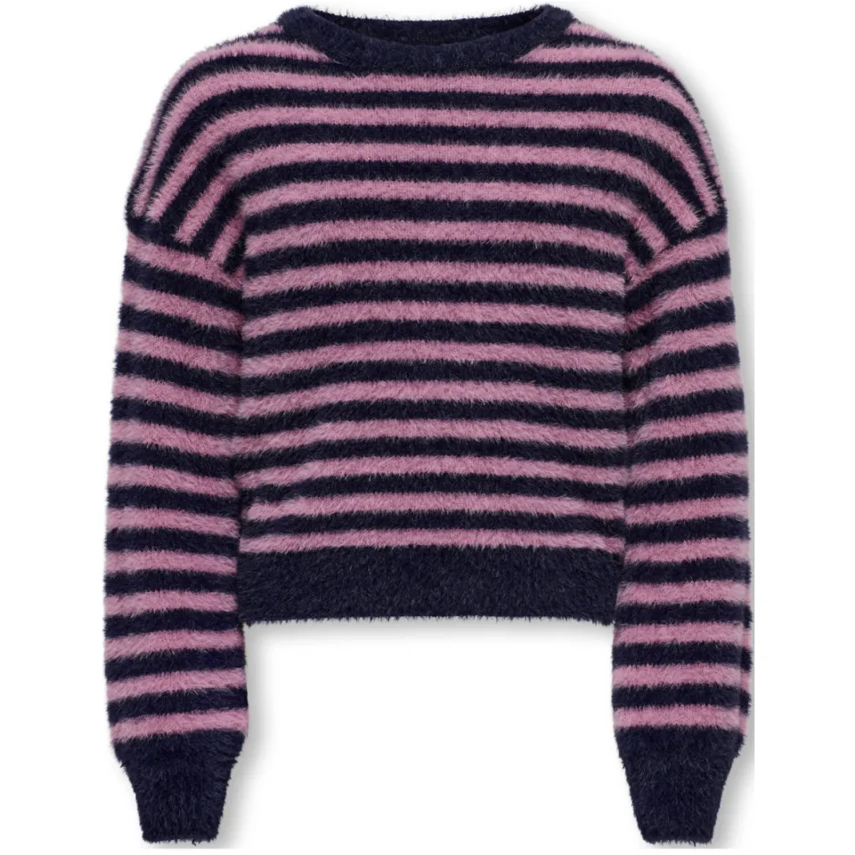 KIDS ONLY GIRL trui gebreid donkerblauw/lila, foto 3
