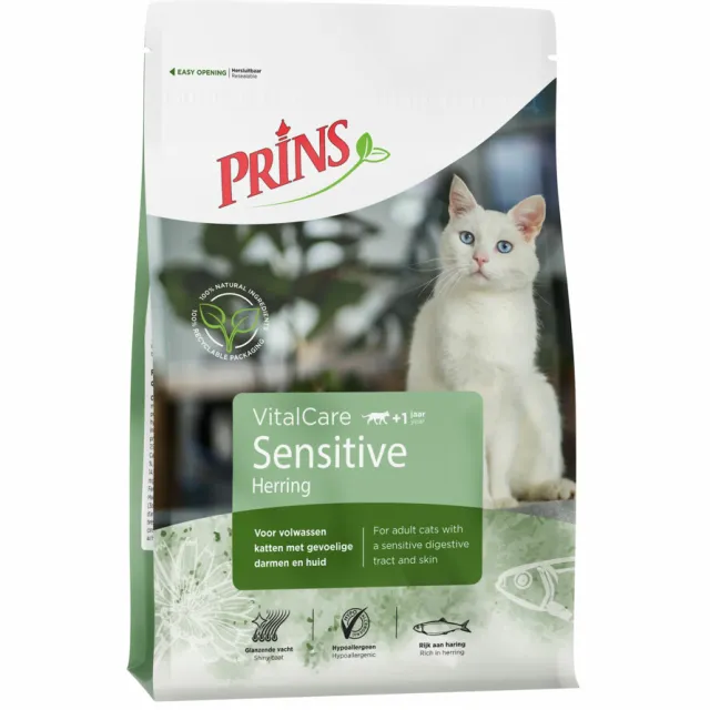 Prins VitalCare Sensitive haring kattenvoer