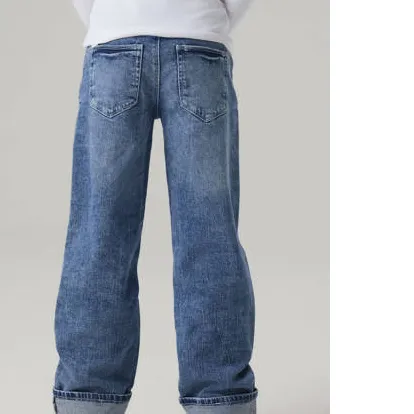 NAME IT KIDS straight leg jeans medium blue denim, foto 5