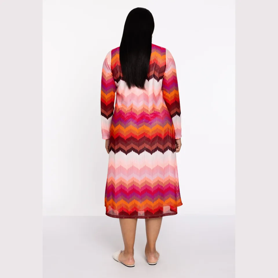 Yoek PINKY midi jurk roze, foto 3