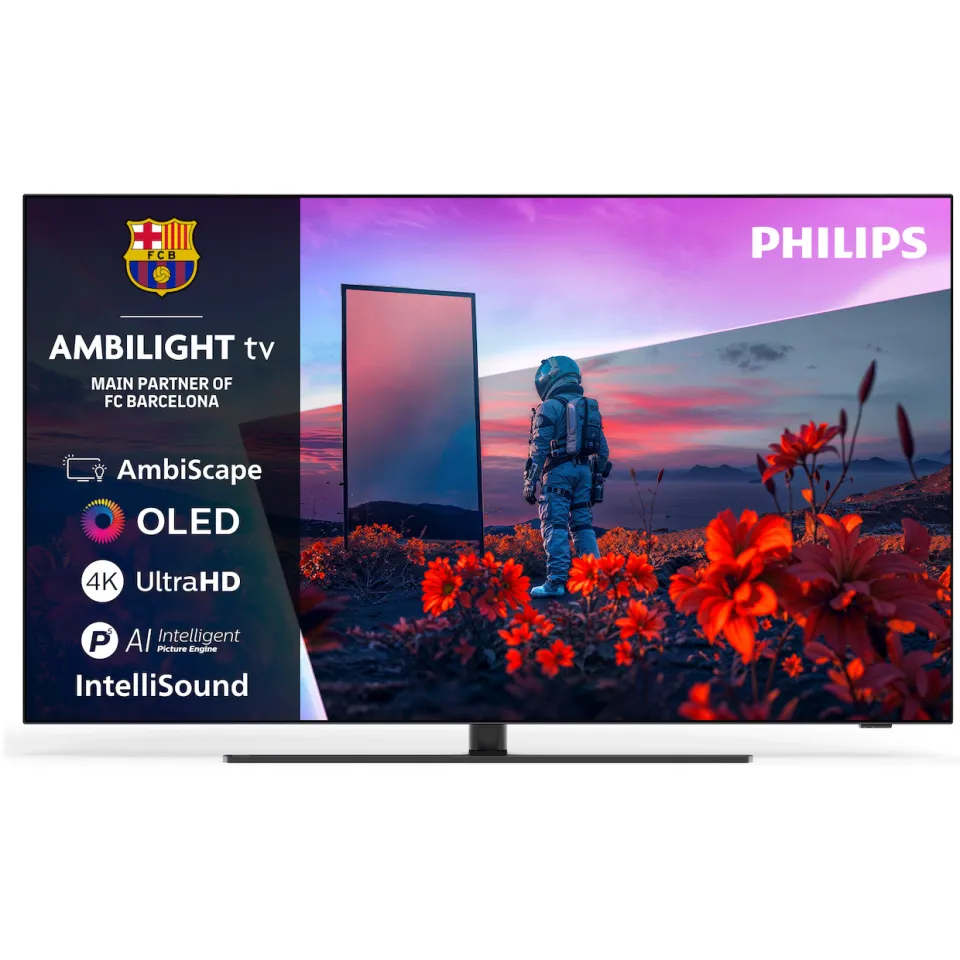 Philips 55OLED851 televisie grijs
