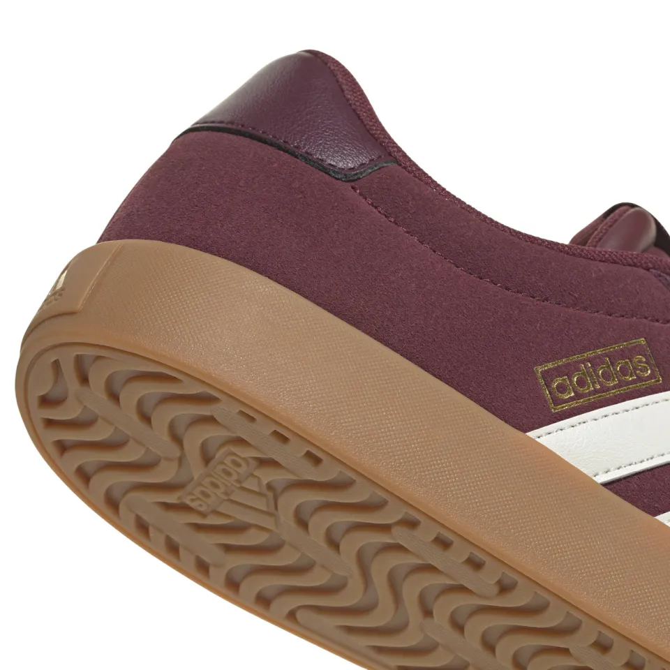 Adidas Sportswear VL Court 3.0 suede sneakers bordeaux/wit, foto 6