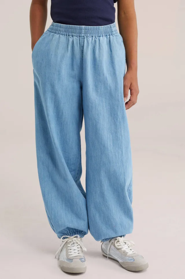 WE Fashion Blue Ridge ballon barrel jeans - lichtblauw, foto 3