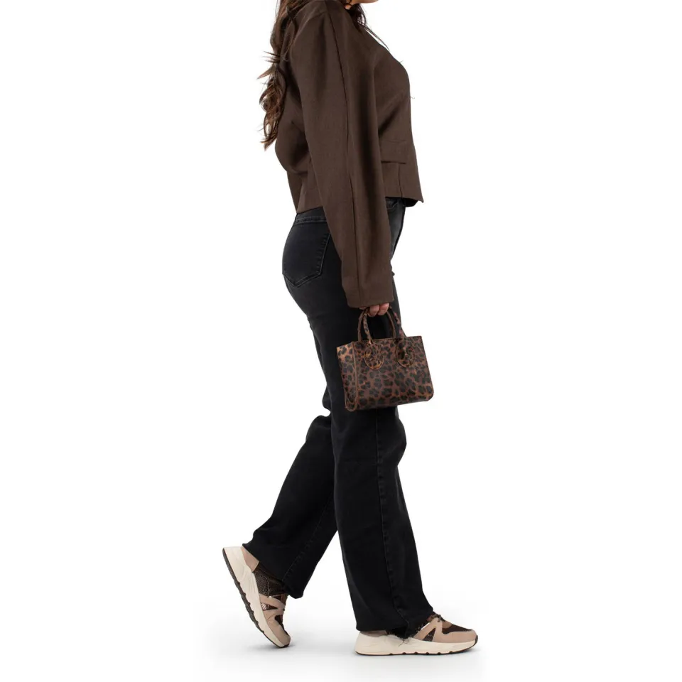POSH by Poelman Poelman Carocel lage sneakers bruin, foto 6