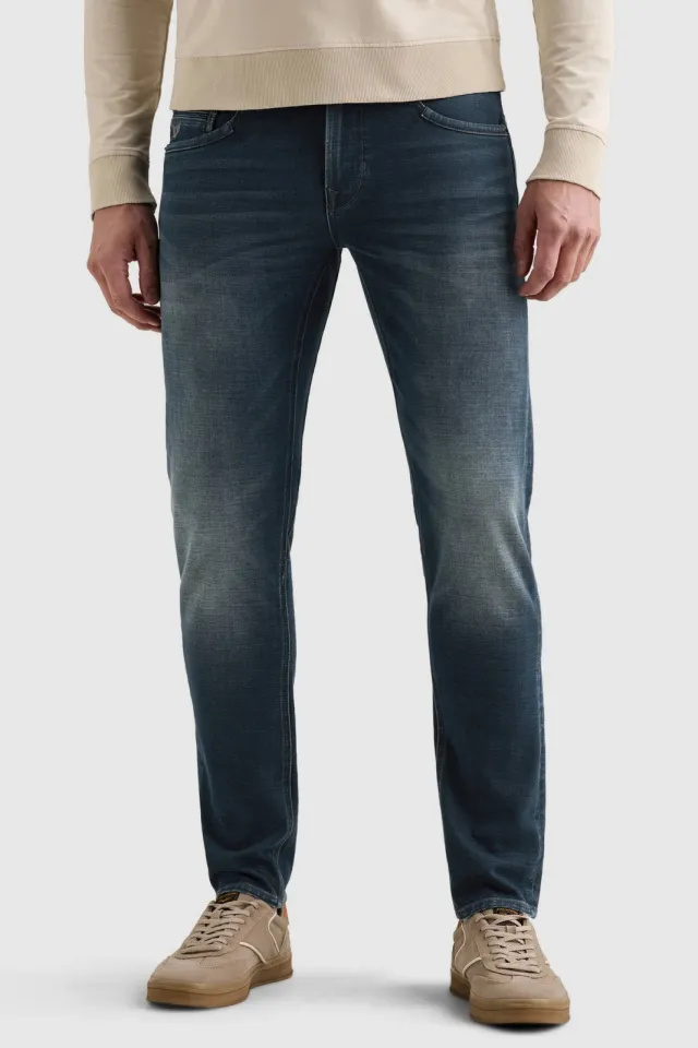 PME Legend TAILWHEEL slim fit jeans - donkerblauw TRUE ELEMENT BLUE