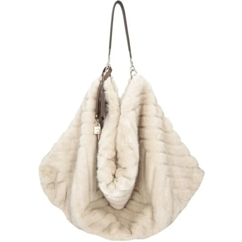 Liu Jo Foulard Bag hobo schoudertas ecru Wit