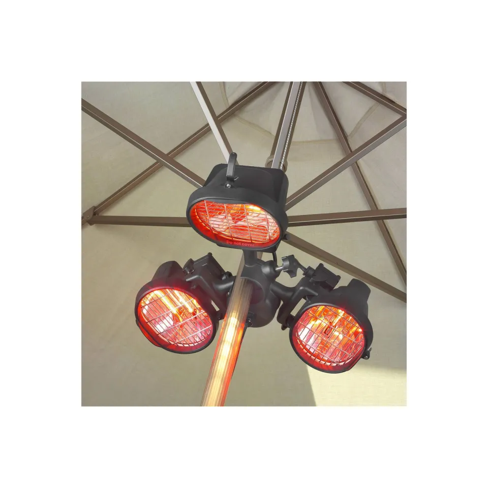 Eurom parasolheater 1500 zwart, foto 4